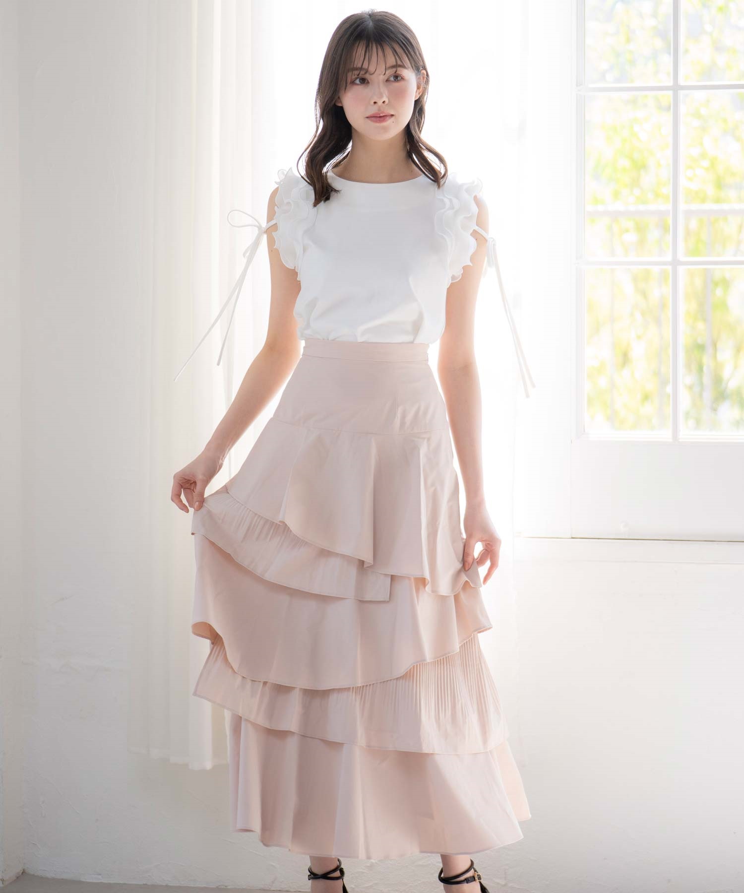 ティアードフリルスカート | フレアスカート | NOELA OFFICIAL WEB STORE