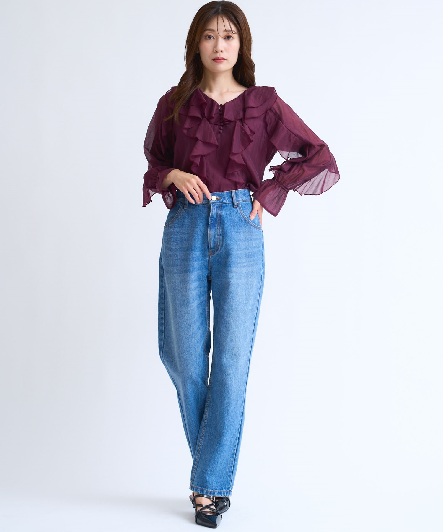 ラッフルフリルブラウス | シャツ・ブラウス | NOELA OFFICIAL WEB STORE