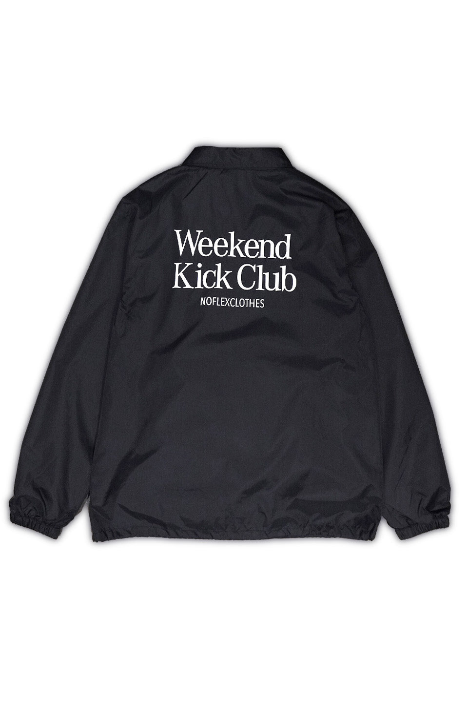 WKC NYLON COACH JACKET BLACK – NOFLEXCLOTHES