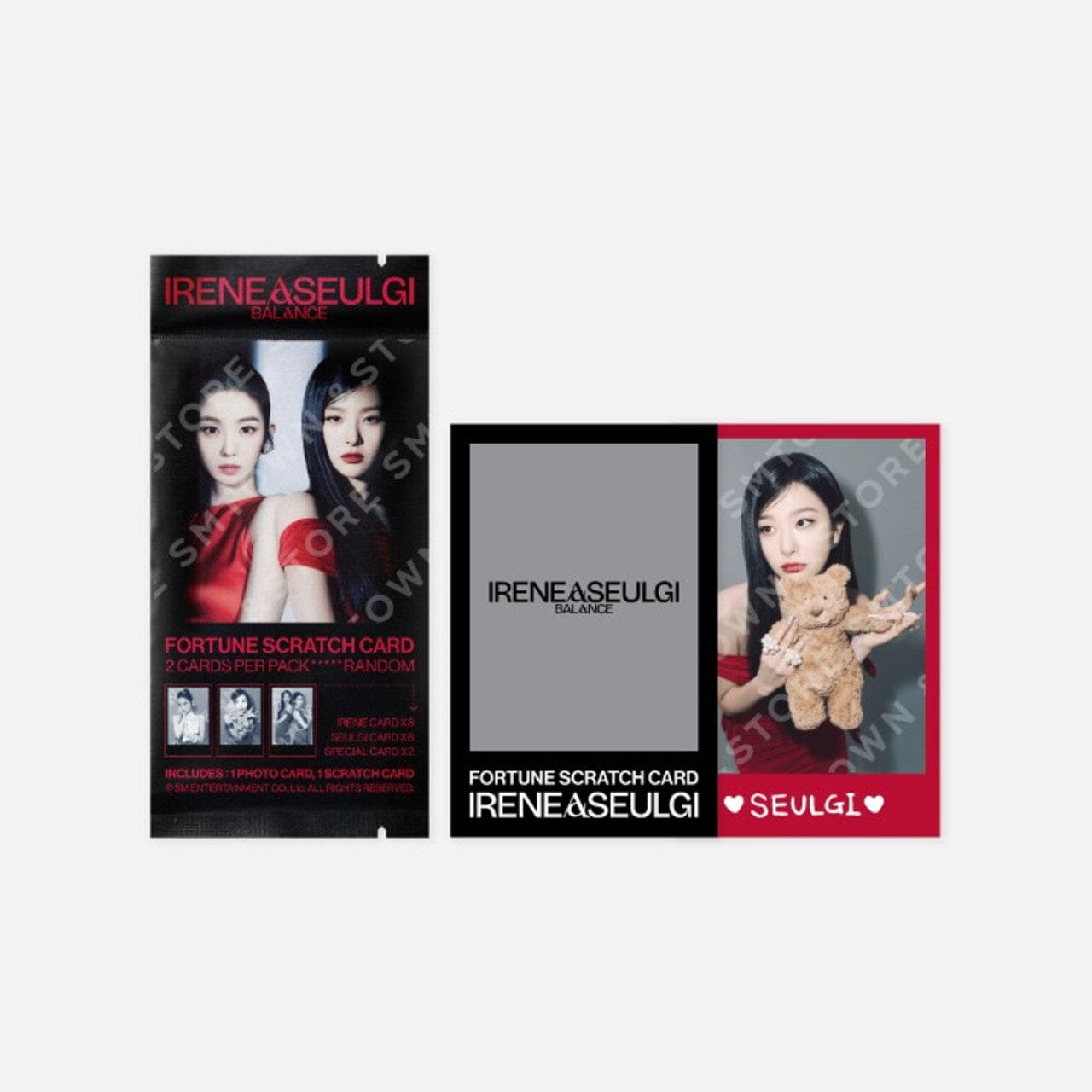 IRENE & SEULGI (RED VELVET) - FORTUNE SCRATCH CARD SET (CONCERT TOUR '