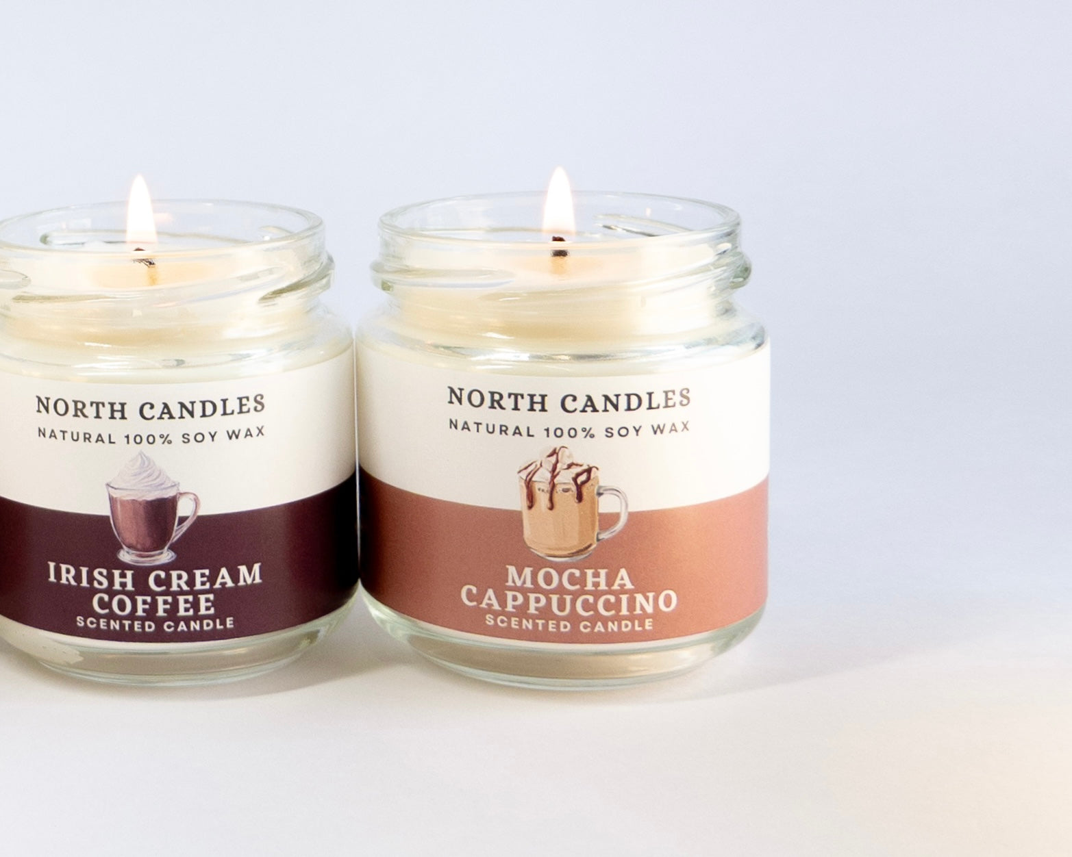 モカカプチーノビンキャンドル – North Candles