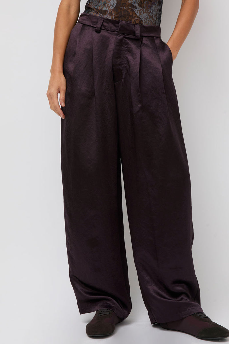 Collina Strada Catchfly Trouser in Chocolate – No.6 Store