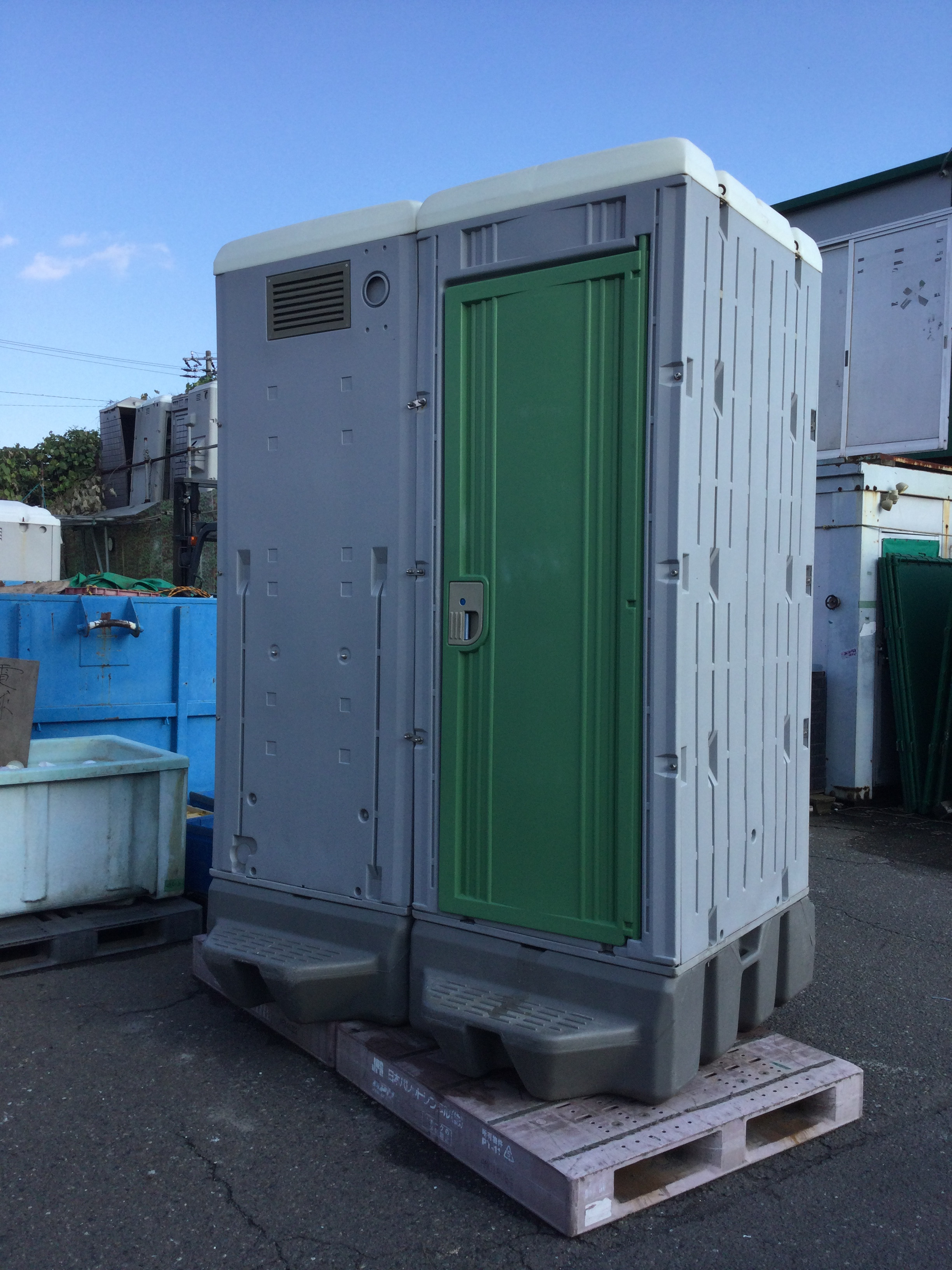 中古【仮設トイレ】EX1_2091 売り切り価格☆ 3万円引き！ 中古 快適