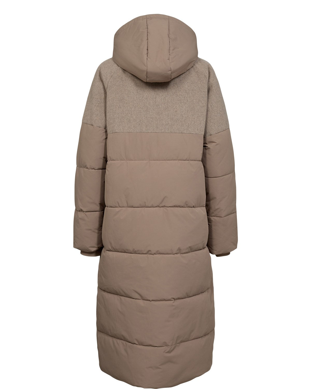 NUWILLOW LONG COAT - Taupe Gray