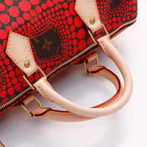 ルイ・ヴィトン LOUIS VUITTON 草間彌生 DU1172 ボストンバッグ レッド