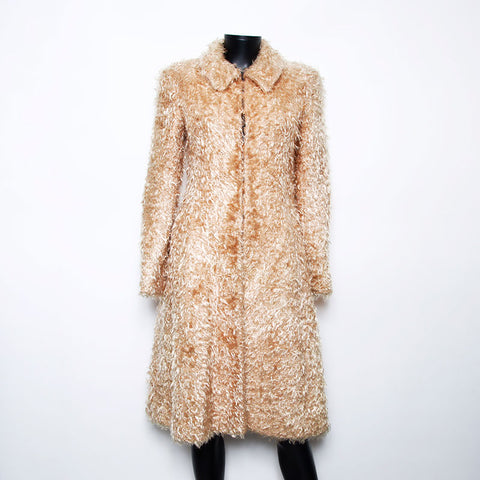 シャネル CHANEL Size:34 フェイクファー 00A ロング コート ベージュ