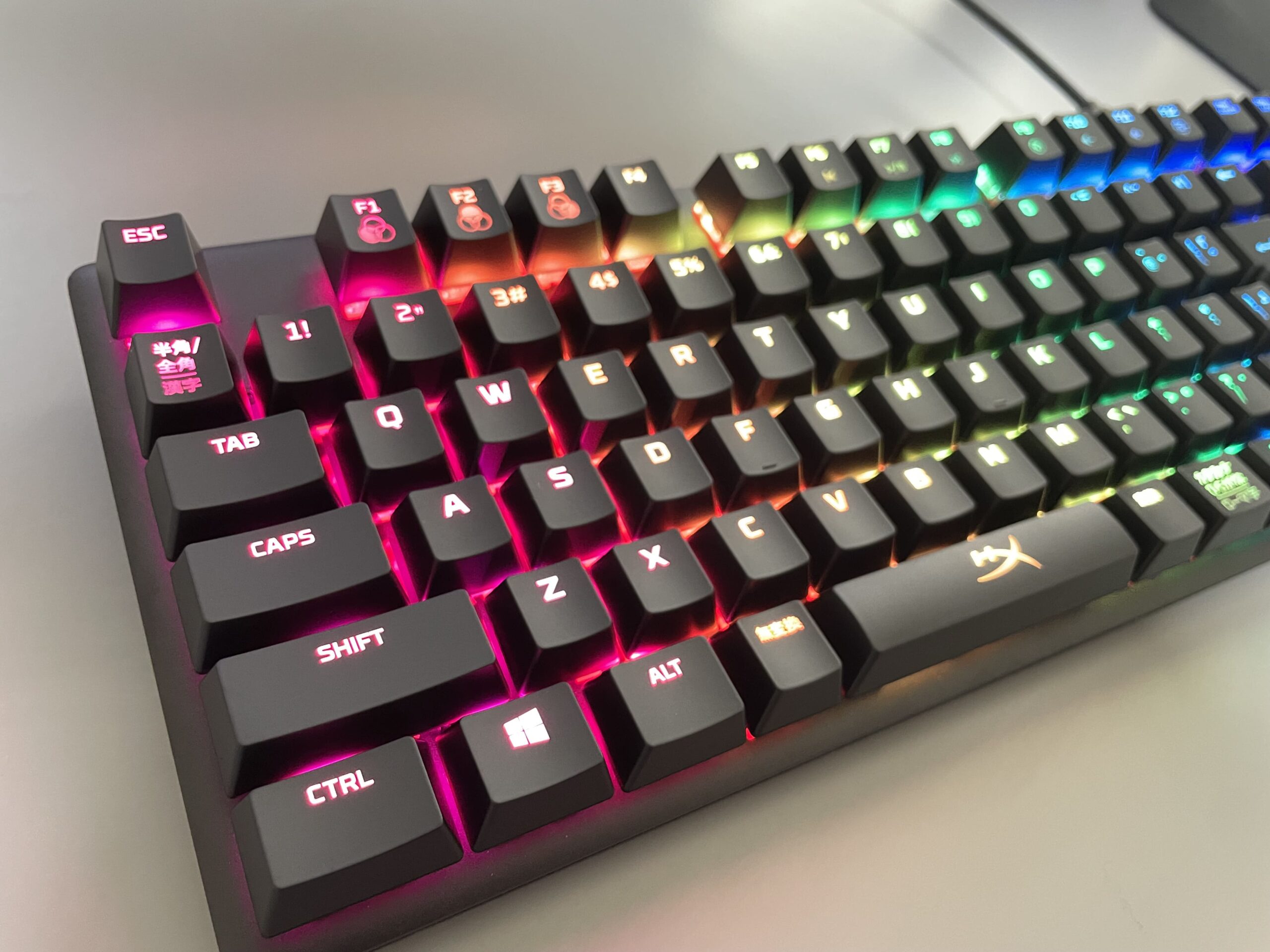 赤軸】ゲーミングキーボード（HyperX Alloy Origins Core）購入しま