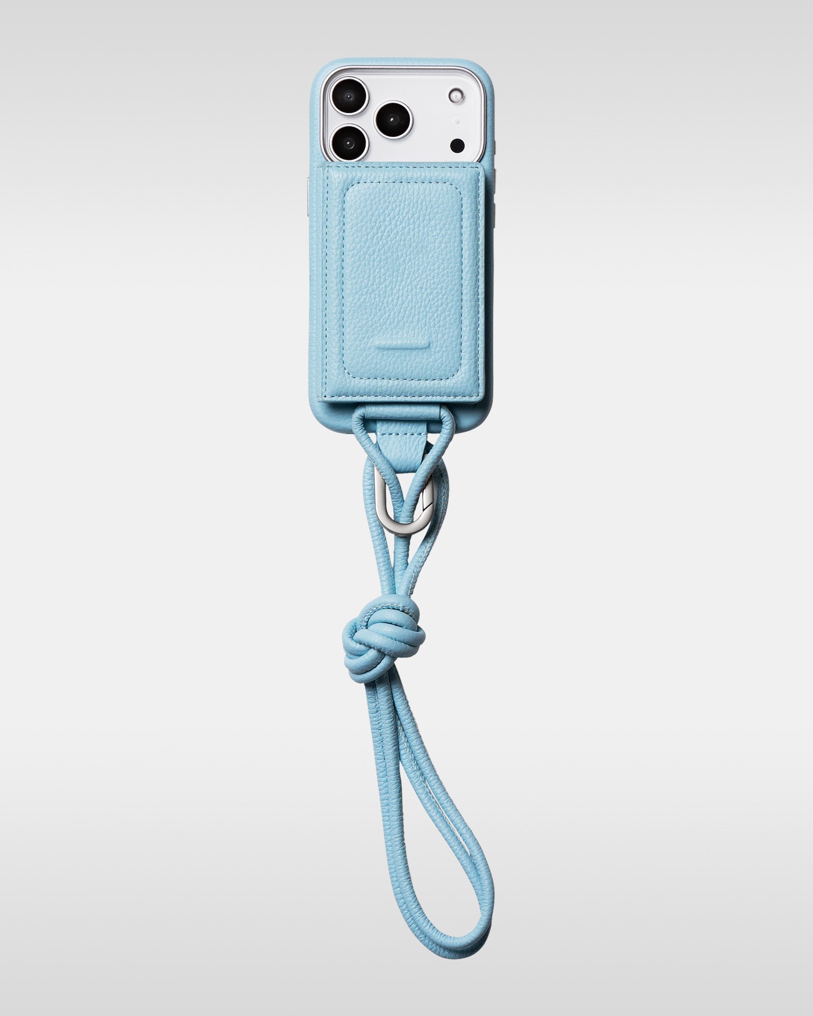 レザー製 iPhoneケース セット / ストラップ付スマホケース / スマホ