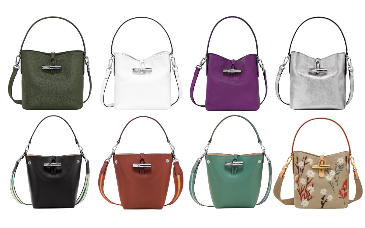 ロンシャン「ロゾ」新作9選、華やかカラーや花柄刺繍入りのバケット