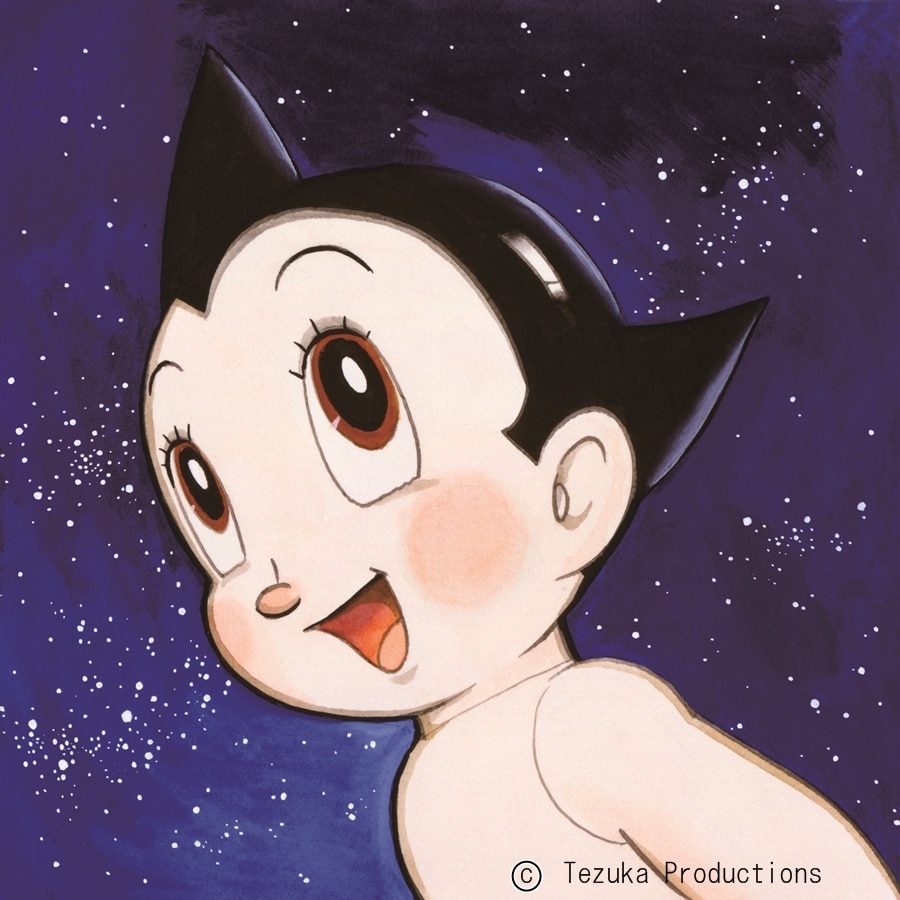 手塚治虫の絵画が宝石でキラキラに！「鉄腕アトム」など約60点を展示