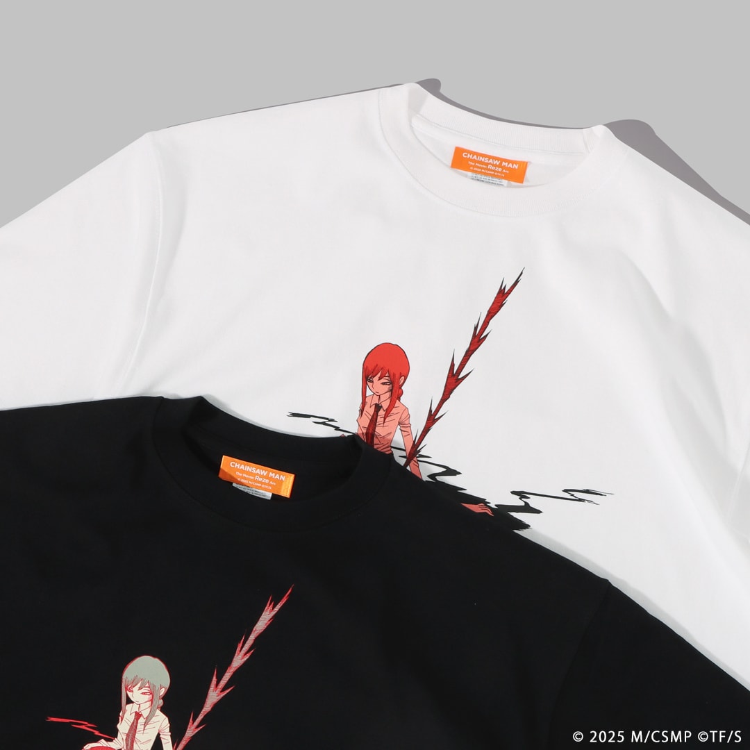 劇場版「チェンソーマン レゼ篇」と榎本俊二のコラボTシャツ [画像