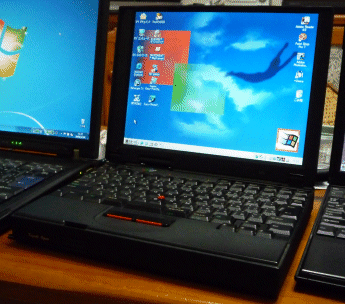 PCの思い出 -8 IBM Thinkpad 535: ogu's blog (かずさ便り-ちょっと