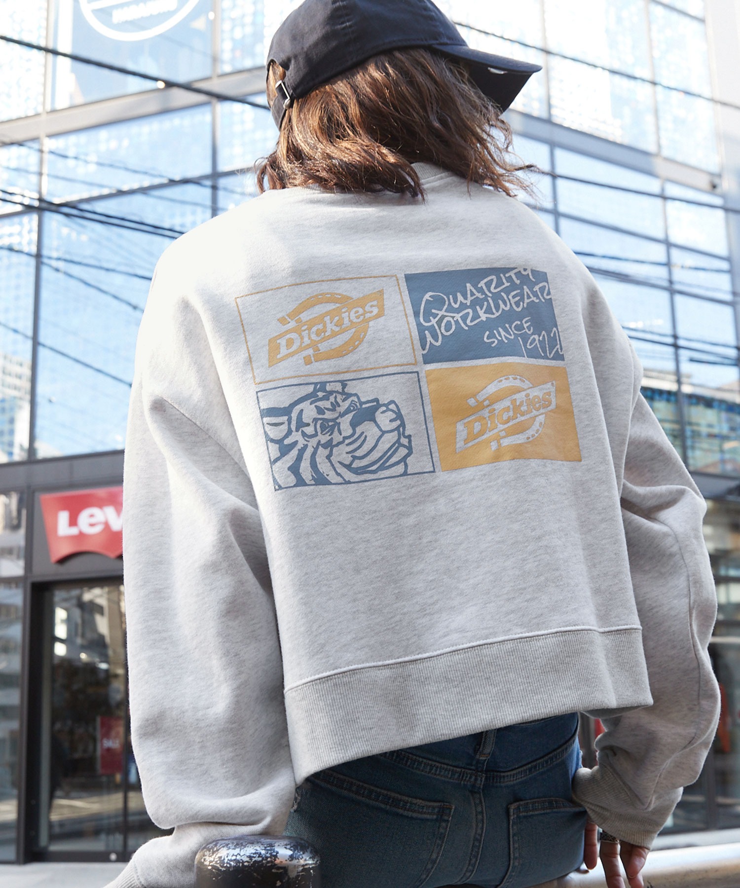 Dickies/ディッキーズ 裏毛グラフィックプリントスウェット MONO-MART