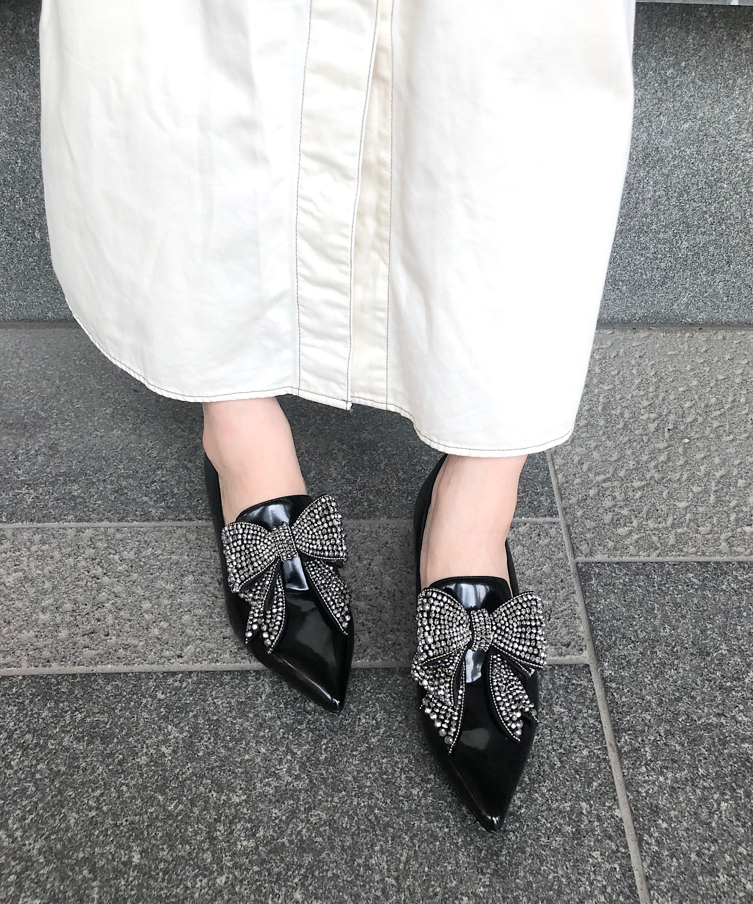 キラキラ ビッグリボンデザインパンプス Jeffrey Campbell│Jeffrey