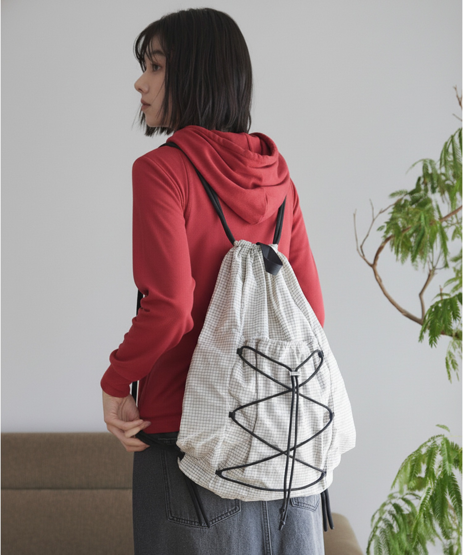 アソートデザイン ドローコード ナップサック MONO-MART LADY'S│MONO