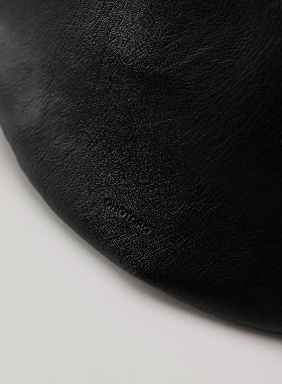 waning moon leather bag | OHOTORO
