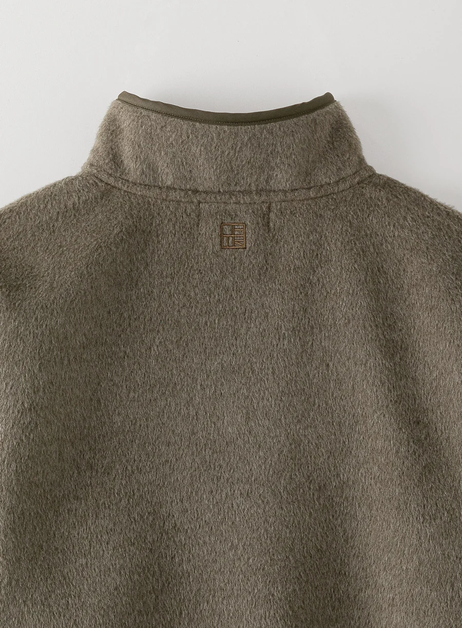 nap himalayas fleece jumper | OHOTORO