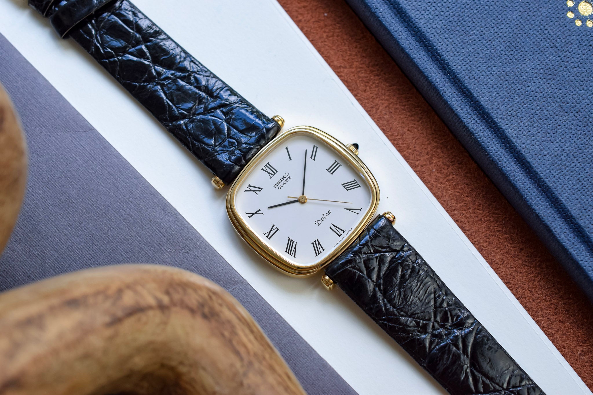 1981 Seiko Dolce White Roman TV – Oldtimer Watch Shop