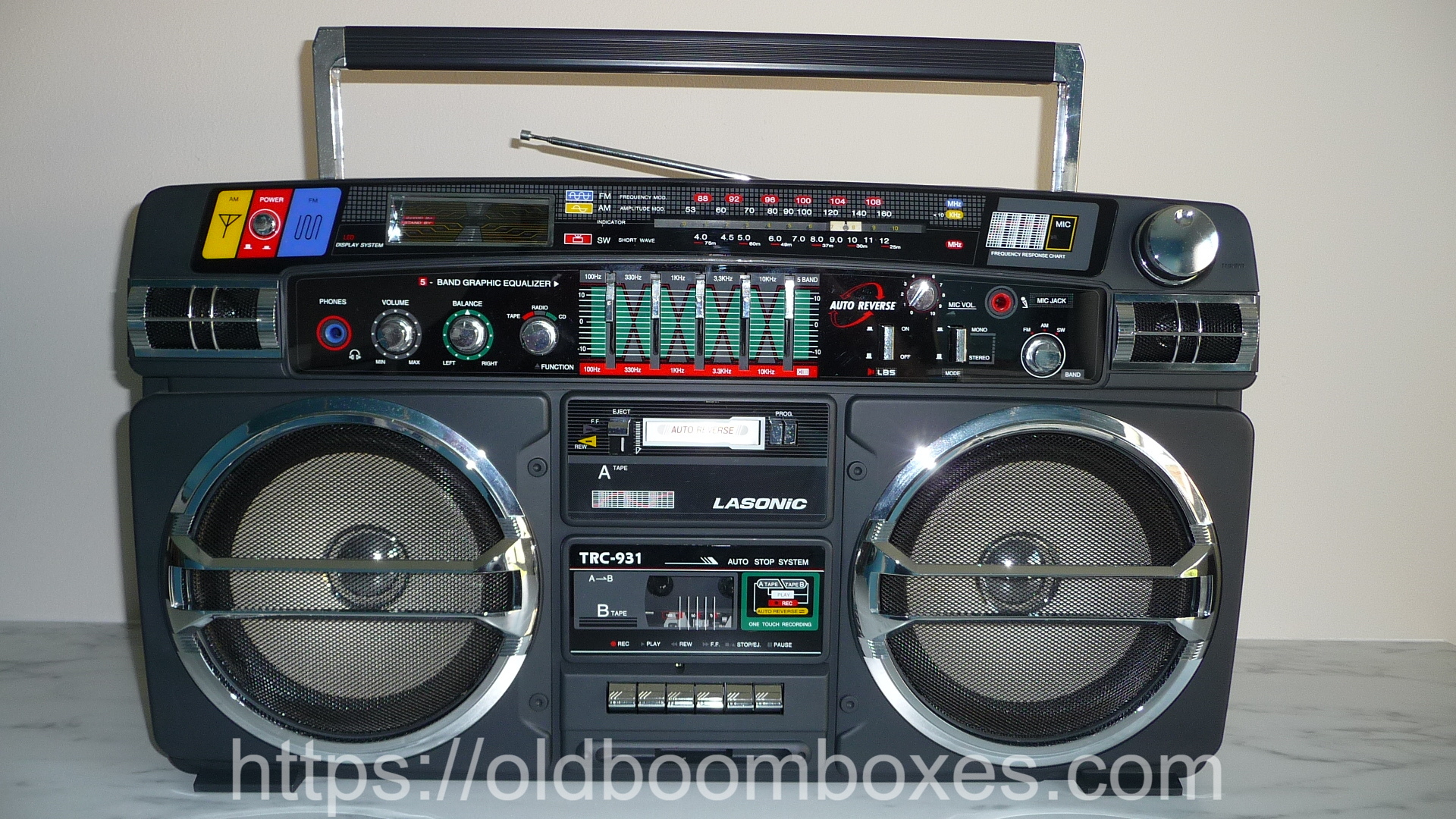 LASONIC TRC-931 Stereo Cassette Recorder 3rd Generation -