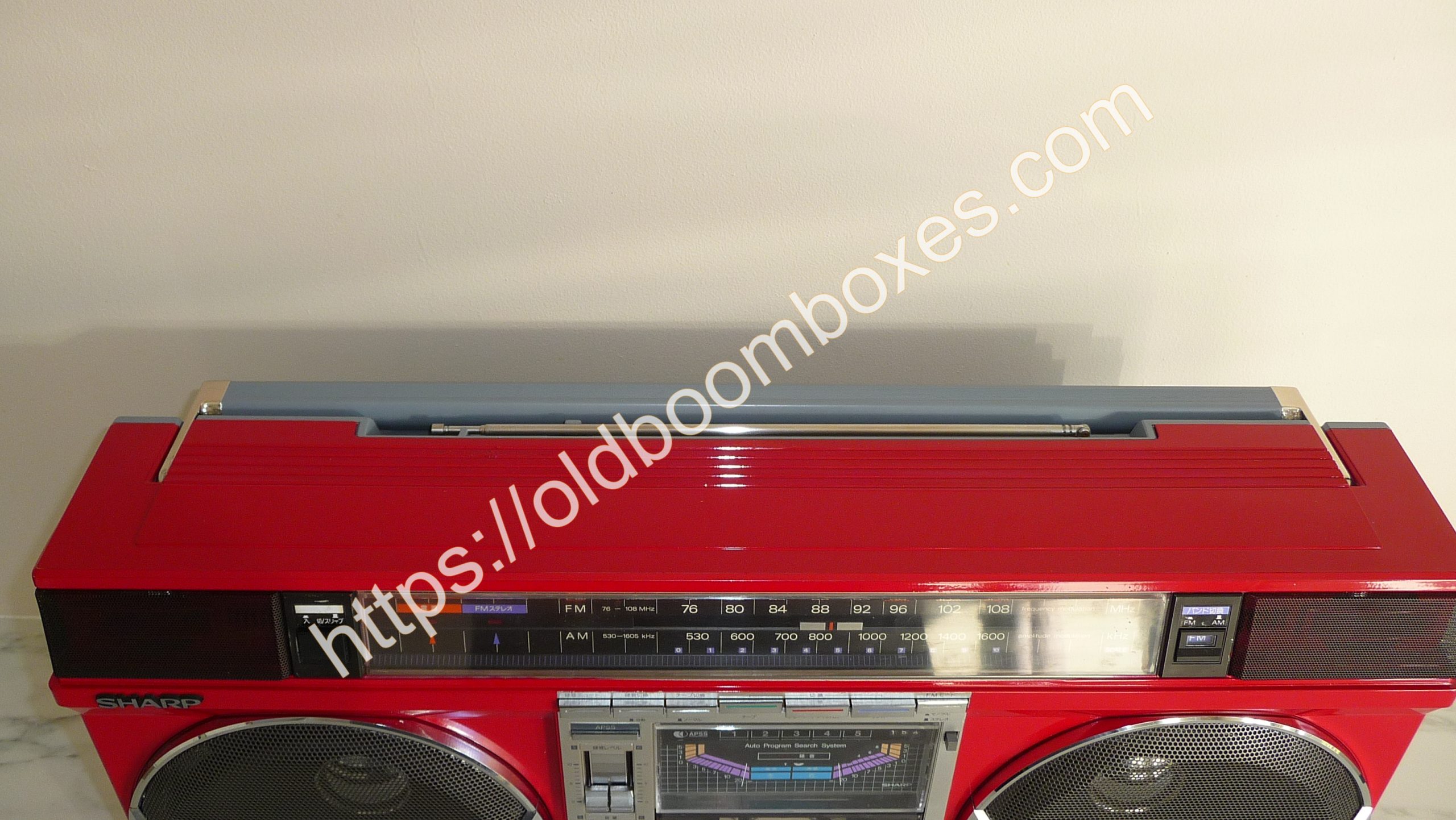 SHARP GF-535 Stereo Radio Cassette Recorder - Old Boomboxes