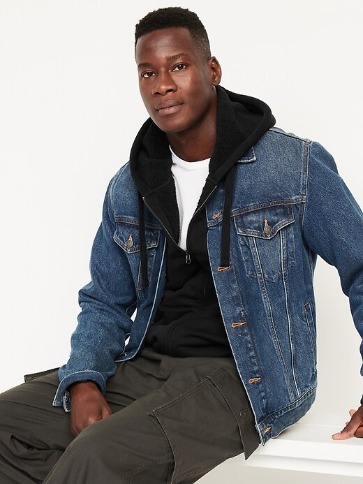 Sherpa-Lined Zip Hoodie | Old Navy