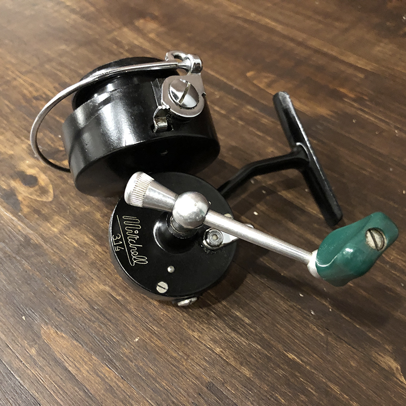 Mitchell 314 Green Handle Knob Spinning Reel ミッチェル 314 ハイ