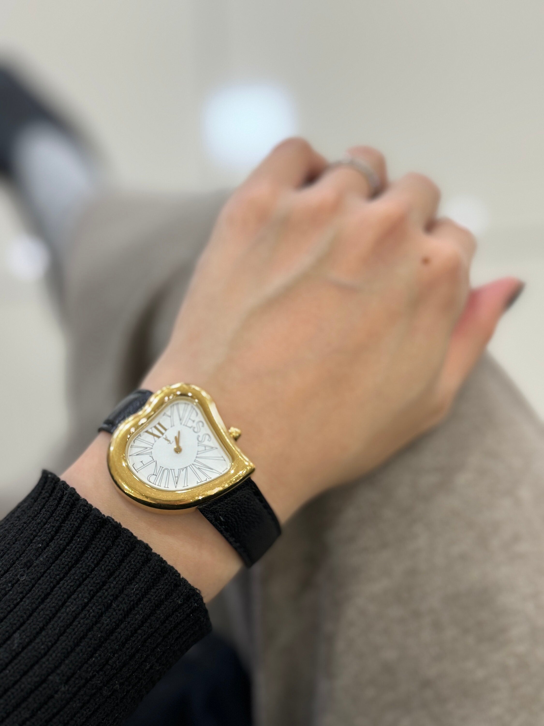 Yves Saint Laurent イヴ・サンローラン YSL ハート ウォッチ 腕時計