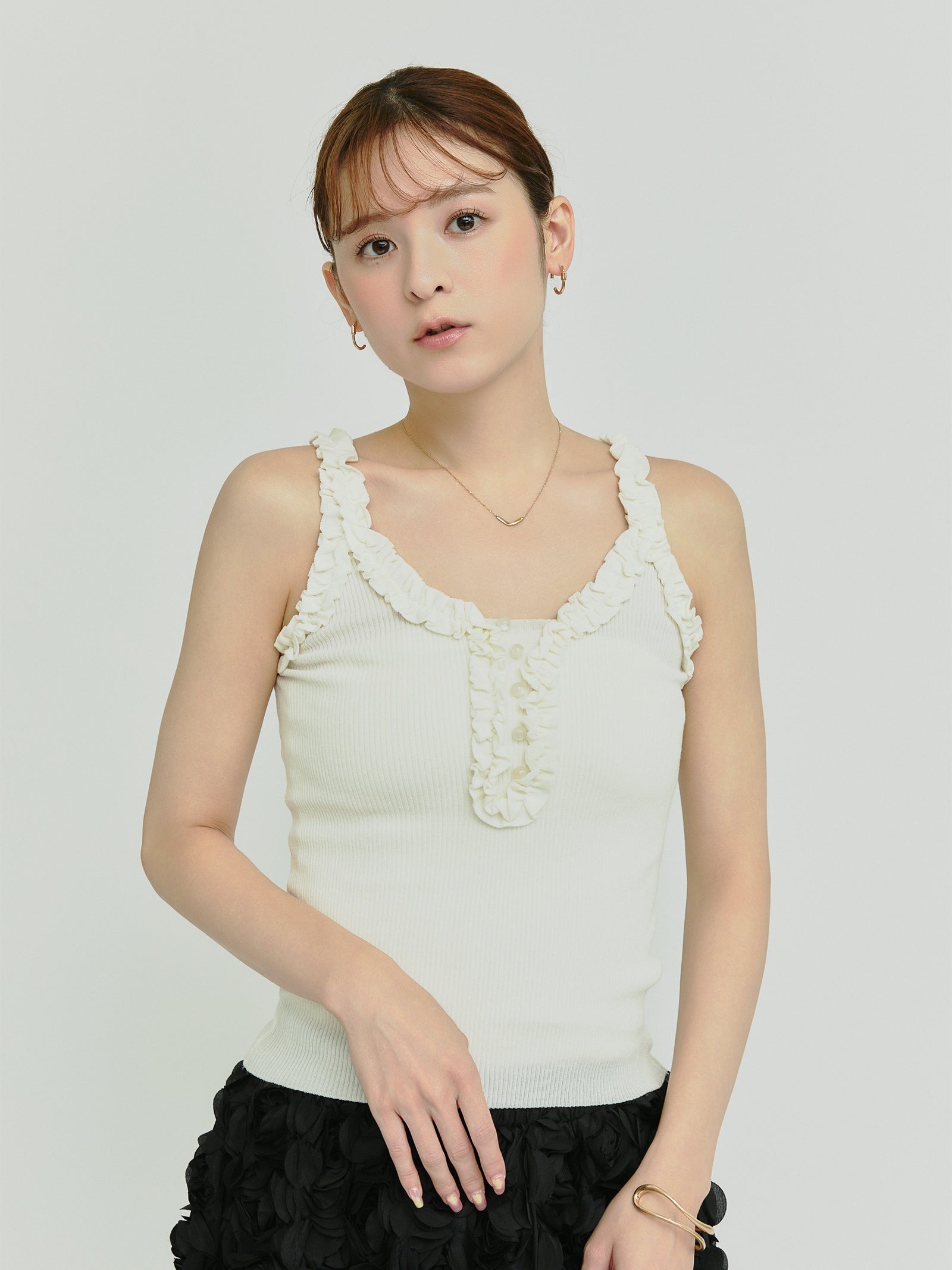 フリルキャミソール