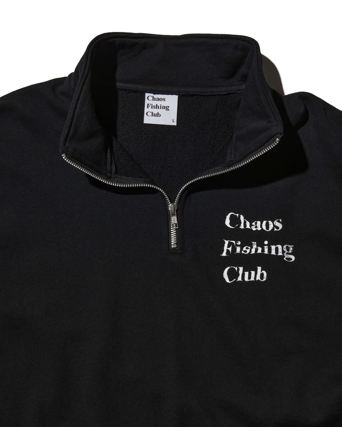 CHAOS FISHING CLUB/カオスフィッシングクラブ/LOGO HALF ZIP SWEAT