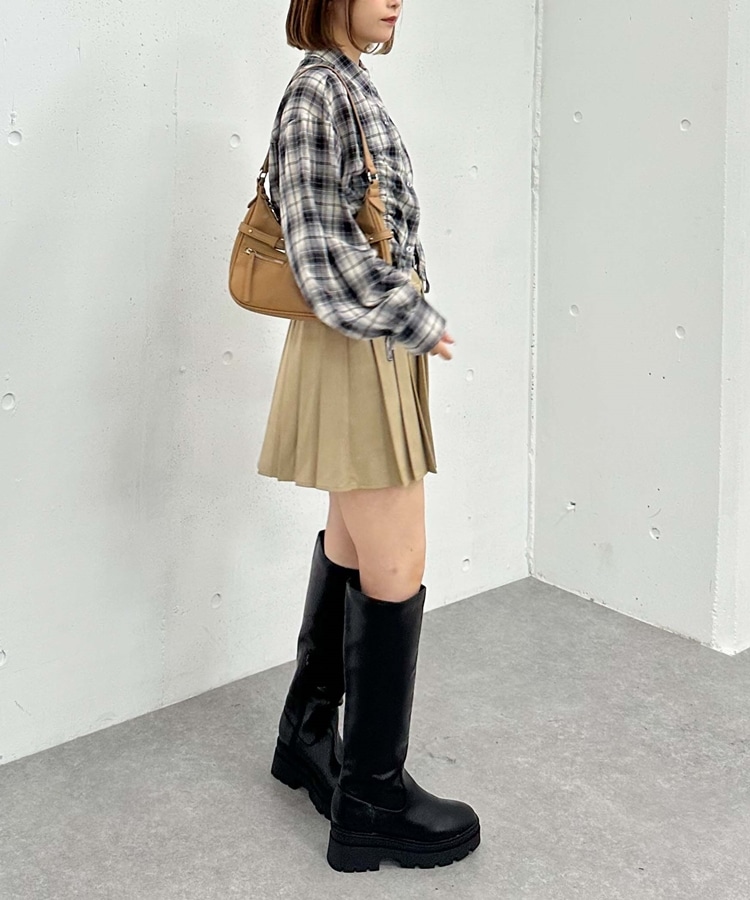 厚底ロングブーツ(M BROWN): シューズ｜PMbox P&M OFFICIAL ONLINE