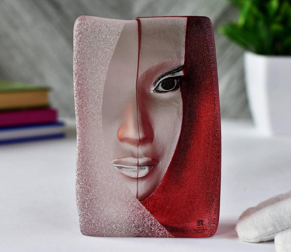 Mazzai | Masq Sculpture | Mats Jonasson Crystal – Online Crystal World