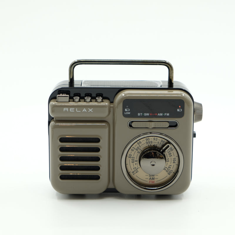 RELAX マルチレトロラジオ スピーカー モバイルバッテリー 懐中電灯