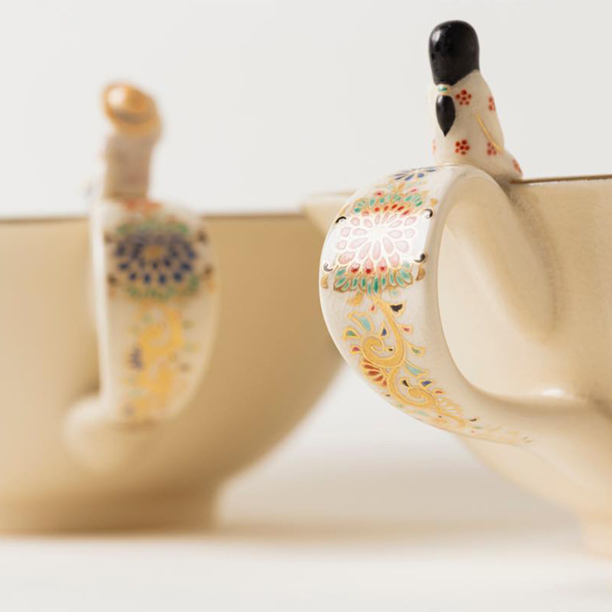 スープカップペア『希望』[スープカップペア『キボウ』]｜沈壽官窯