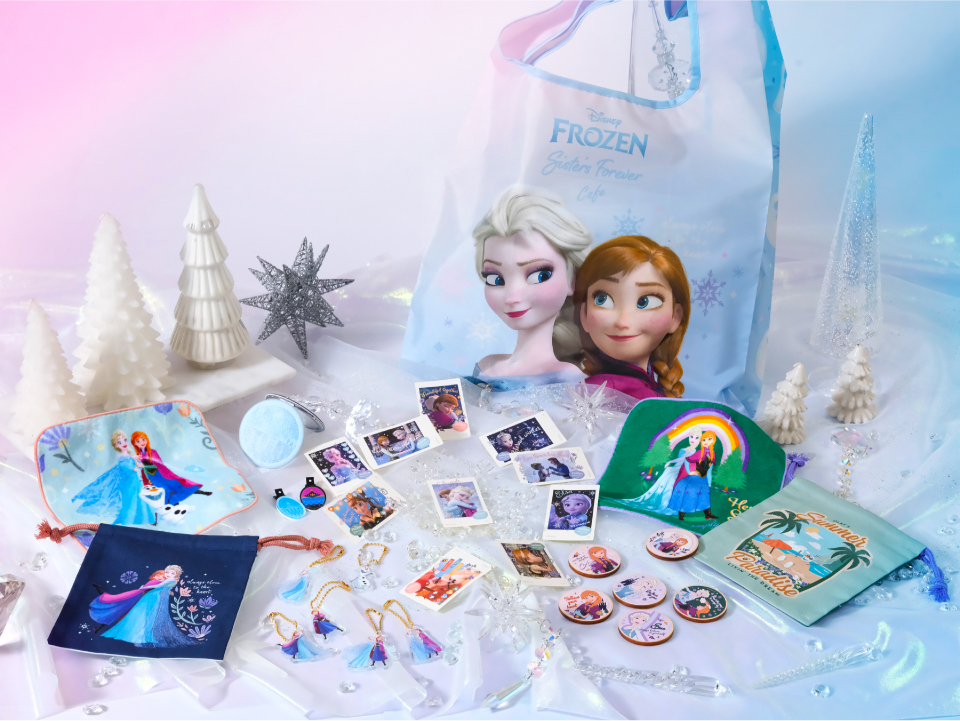 大阪で『アナと雪の女王』のスペシャルカフェ オリジナルグッズも