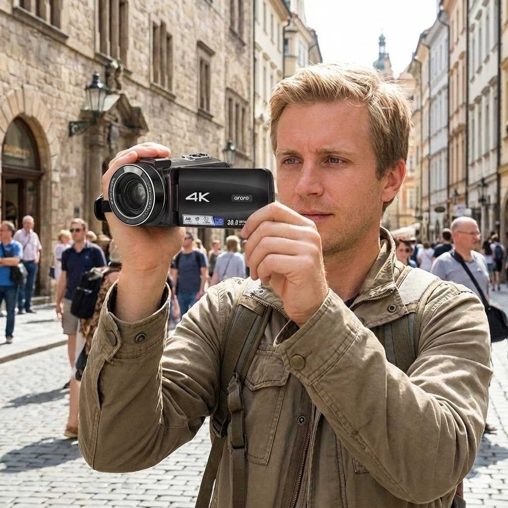 Ordro Z88 10X Optical Zoom Camcorder | Best Budget 4K Camera for