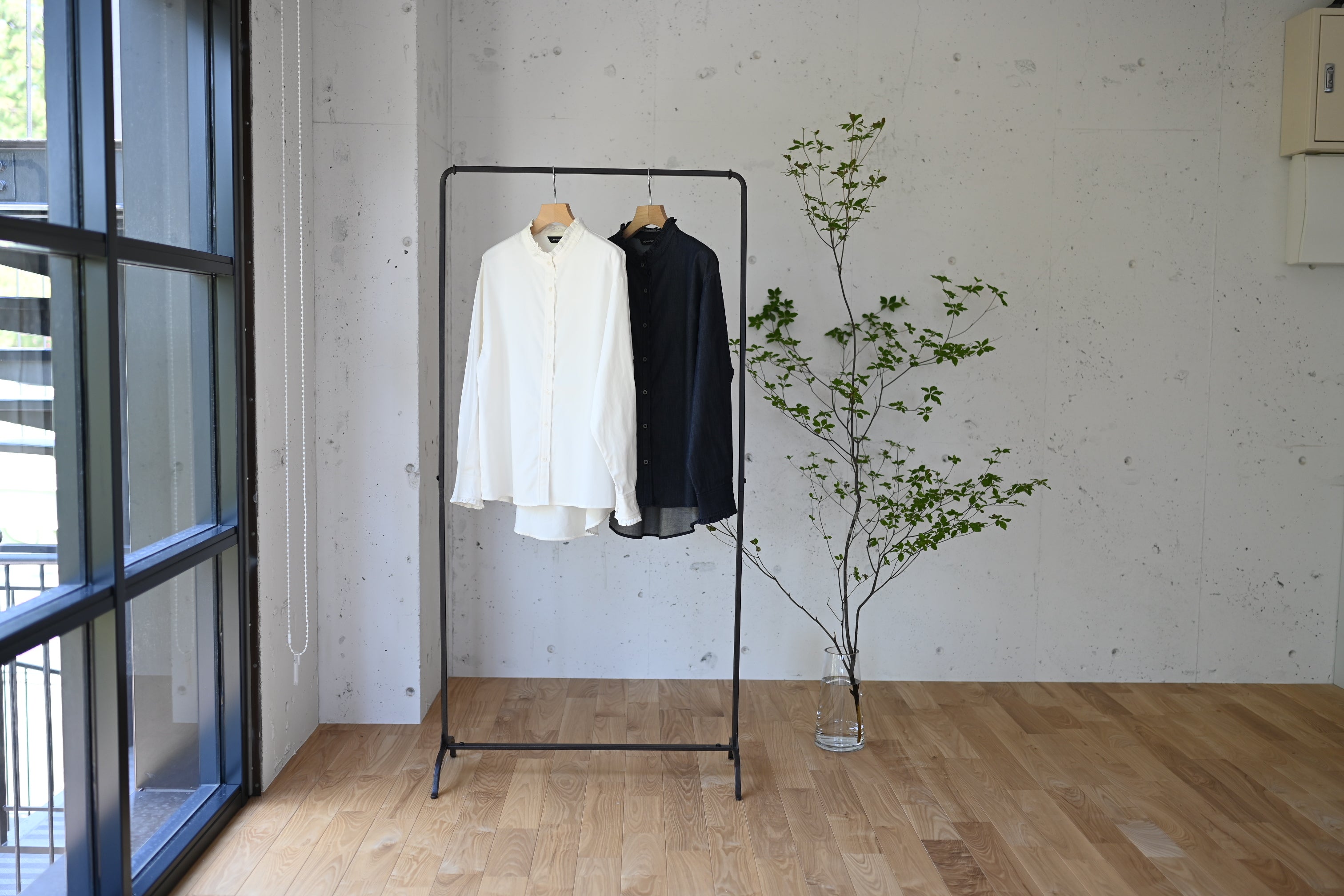 播州織のフリルブラウス – OURHOME