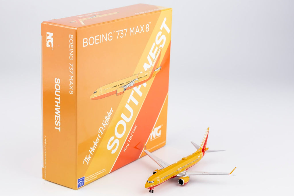 Southwest Boeing 737 MAX 8 N871HK Desert Gold Retro NG Model 88001