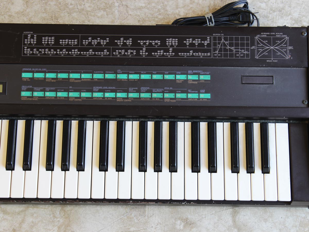 中古・難あり現状渡し】YAMAHA DX7 ヤマハ シンセサイザー 61鍵 名機
