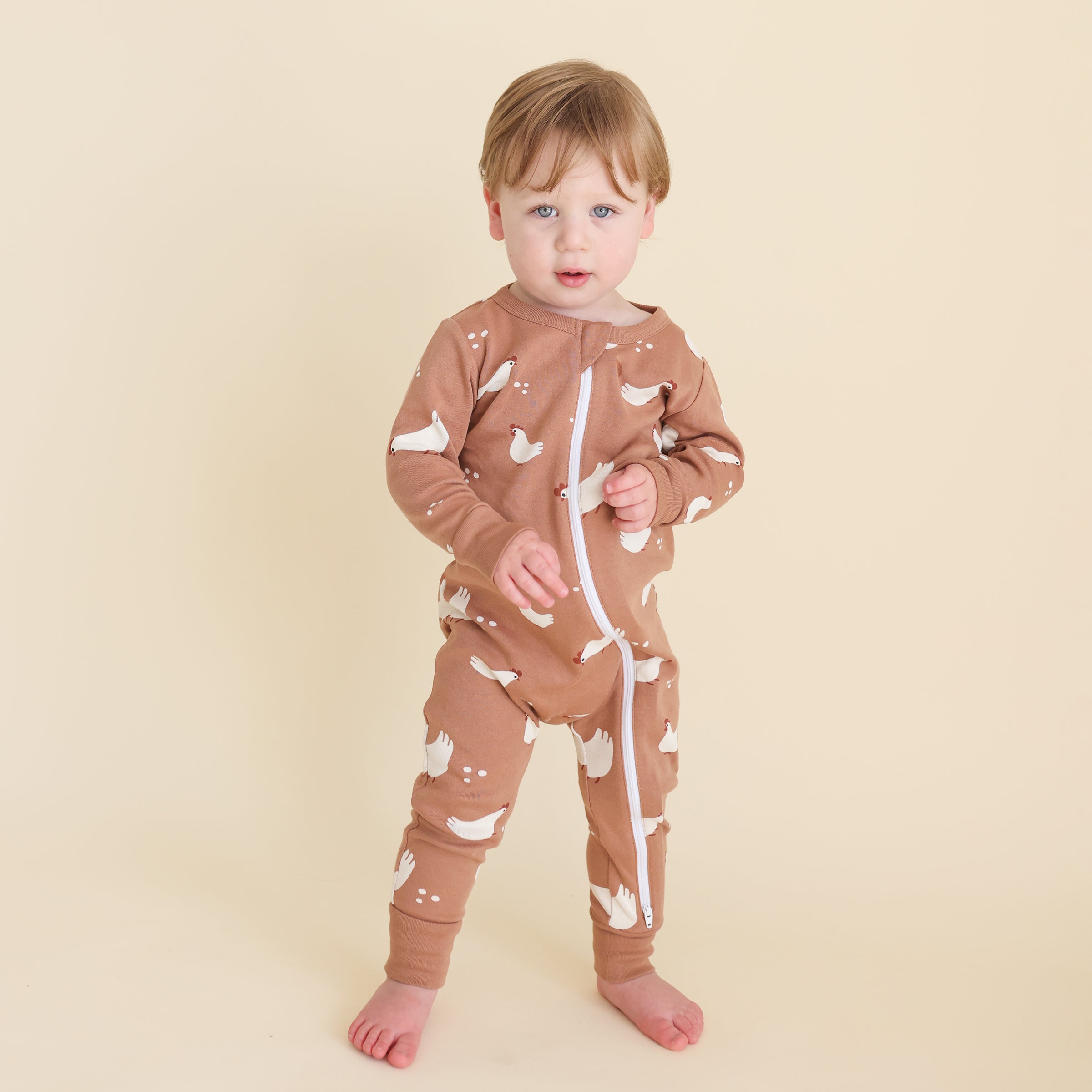 Parade Organics 2-Way Zipper Rompers