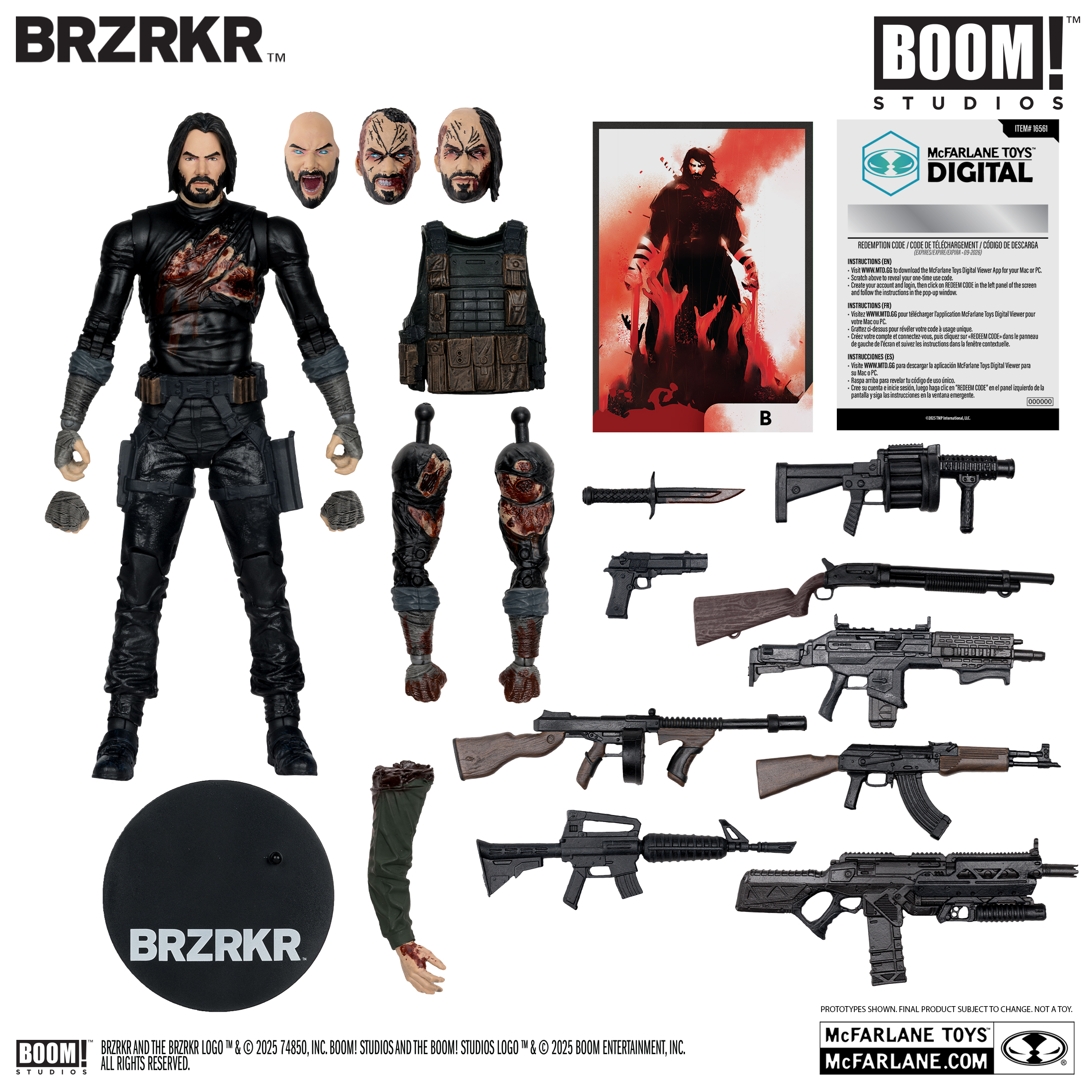 McFarlane Toys - BRZRKR B with Digital Collectible | Passion Crafts