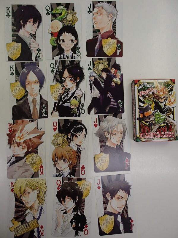 グッズ入荷情報】「家庭教師ヒットマンREBORN！」原作柄トランプが入荷