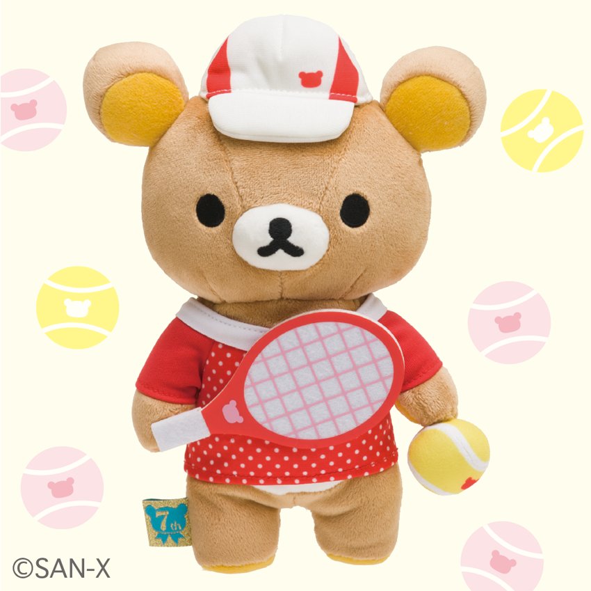 全国のリラックマストアで3/18より「テニス」スタイルのあつめて
