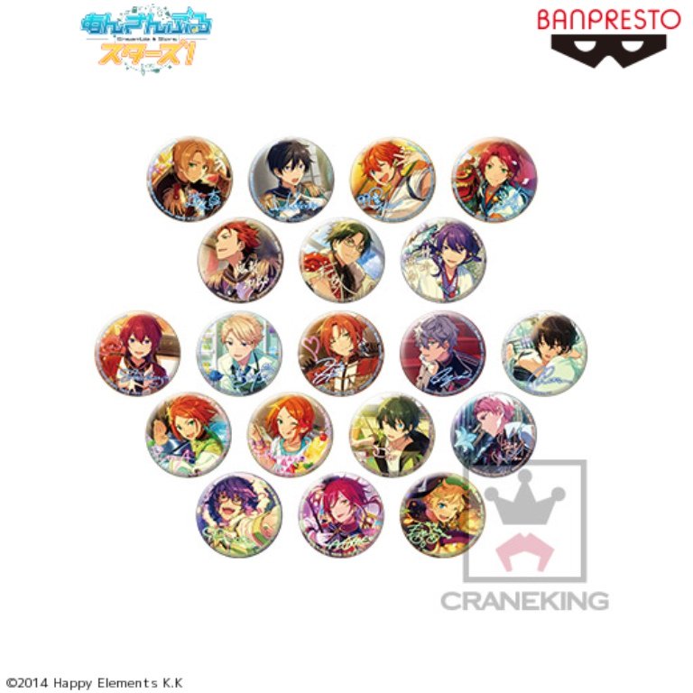 プライズ情報】「あんさんぶるスターズ! バラエティ缶バッジ4th vol.1