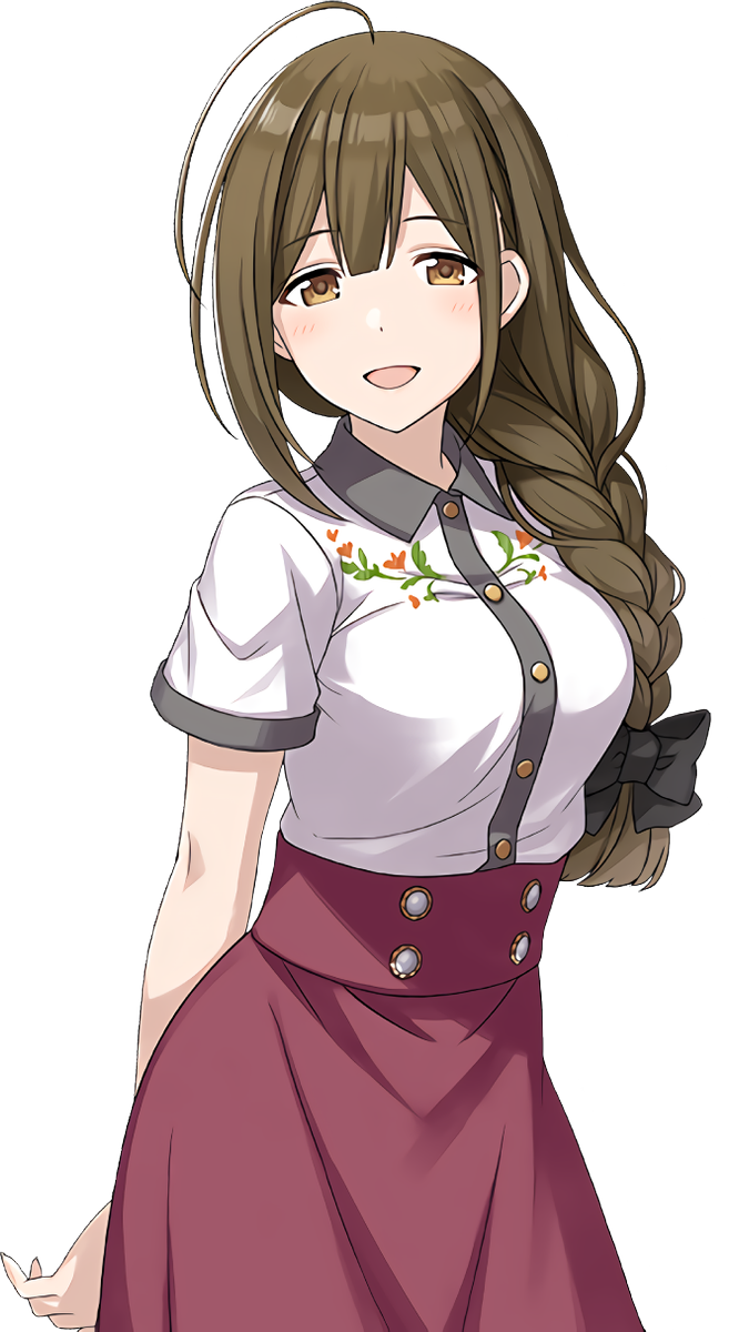 シャニマス高画質立ち絵 [アルストロメリア] 桑山千雪 ①：通常衣装 ②