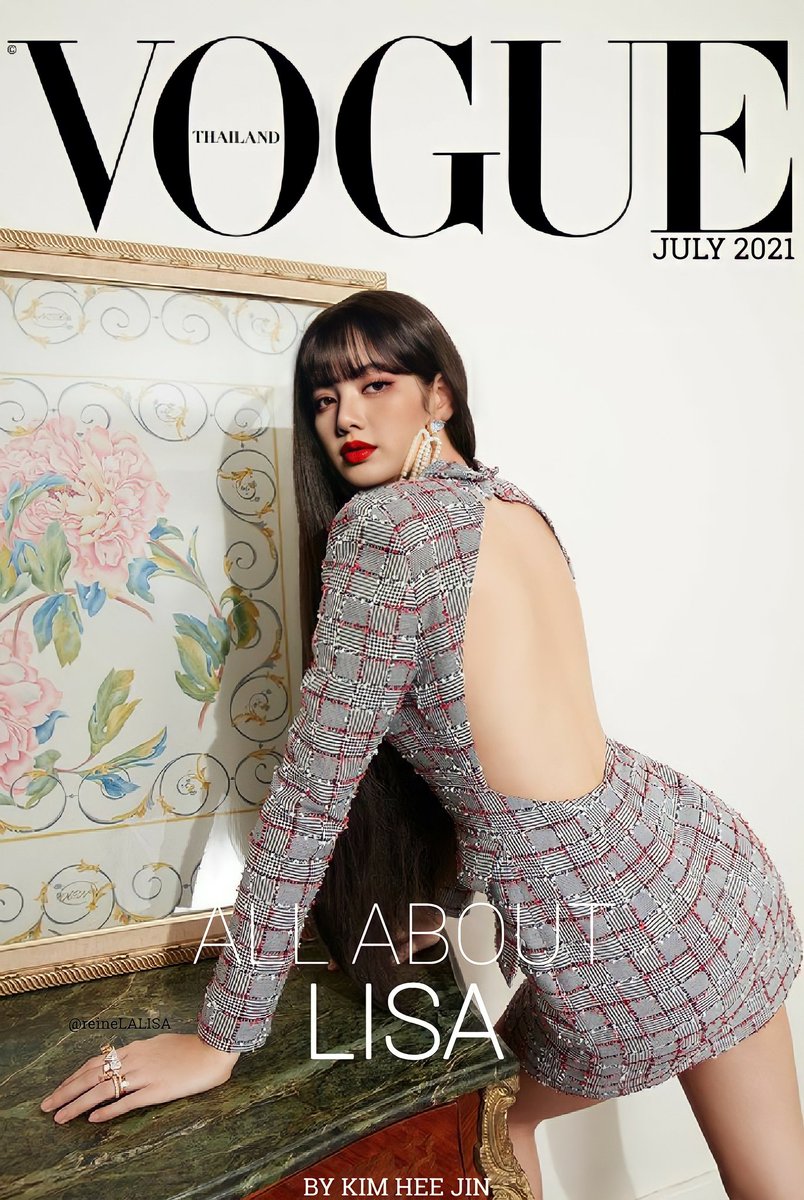 LISA FOR VOGUE THAILAND'S JULY 2021 COVER! #리사 #LISA #블랙핑크