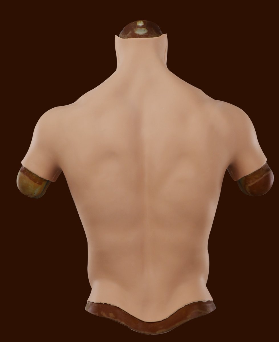 HUWAHUWA製　筋肉スーツ　コスプレ　シリコン　Ｓサイズ　ファスナー付き