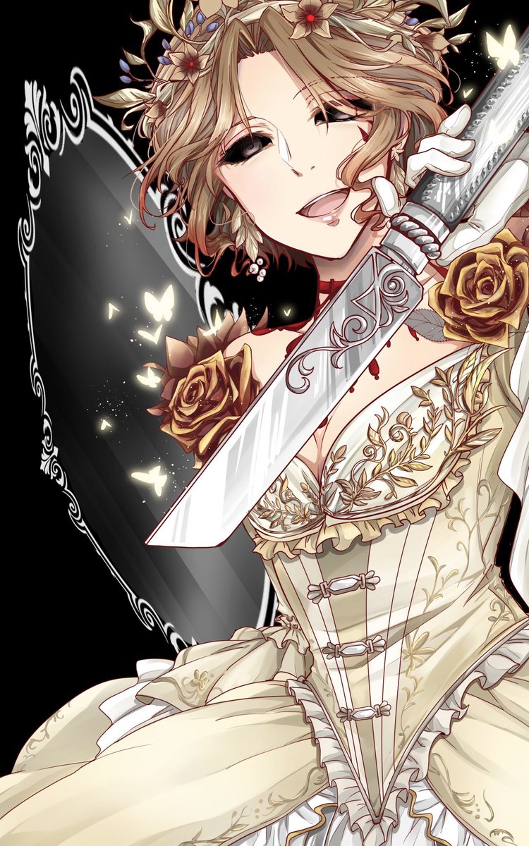 血の女王:マリー》 ーほら、少しは満たされた。 #第五人格イラスト