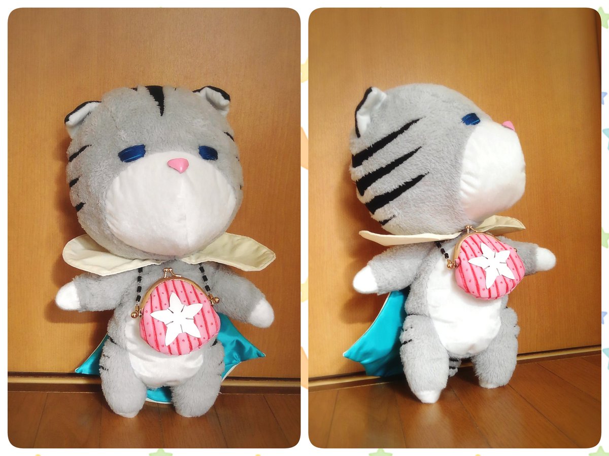 チリシィぬいぐるみなんとか年内に作り終わったー！！！！ 目も横長に