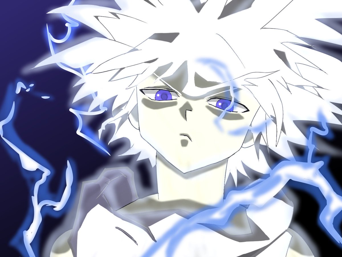 キルア＝ゾルディック 神速⚡️ #ハンターハンター #ペンタブ #模写