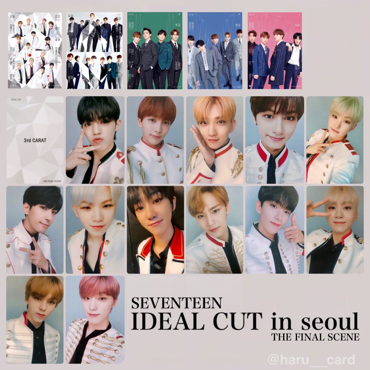 Caratzone Seventeen - Ideal Cut The Final Scene Encore Photocard